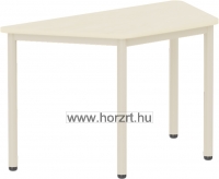 Trapéz asztal<br>120x60 cm<br>46 cm magas