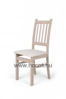 Lili szék, ovis méret, 30 cm magas, narancs támlával és ülőkével, rakásolható