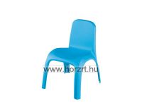 Lili szék, ovis méret, 30 cm magas, piros támlával és ülőkével, rakásolható