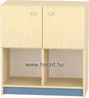 Komfort szekrény  IV. - polcos-alulajtós - acélkék