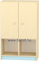 Színes kisszekrény - 6 ajtóval, 60x40x100 cm
