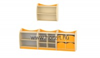 Fektetőágy magasító-lábhosszabbító KID típusú fektető ágyhoz, sárga