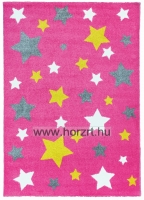 Pink csillagos szőnyeg 120x170 cm