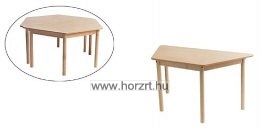Téglalap asztal bükkfából<br>70x120 cm<br>64 cm magas