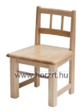 Gyermekasztal állítható lábbal, lekerekített élzárással 65x65 cm, narancs