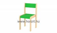 Piroska szék, natúr - csővázas 34 cm ülésmagasság
